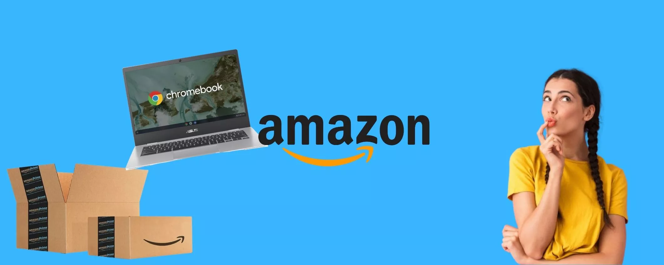 ASUS Chromebook da 14 pollici, la super offerta Prime Day di Amazon