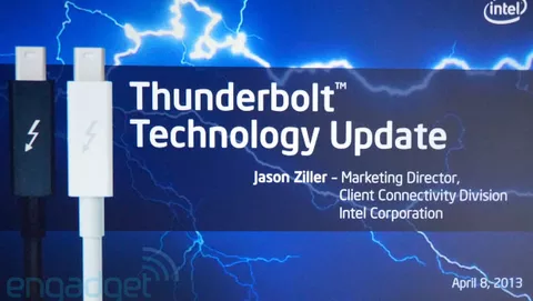Intel spingerà Thunderbolt fino a 20 Gbps nel 2014