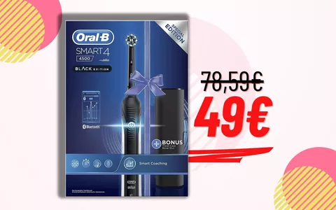 Afferra questa Offerta: Oral-B Spazzolino Elettrico a 49,99€ con il 36% di Sconto su Amazon!