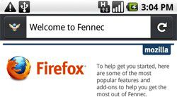 Mozilla rilascia una pre-alpha di Fennec per Android