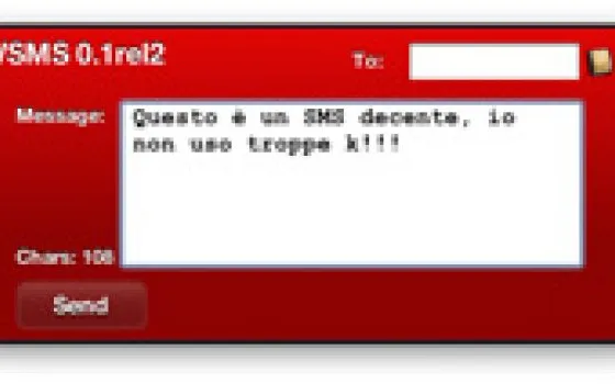 vSMS: messaggini gratis dalla Dashboard (grazie a 190)