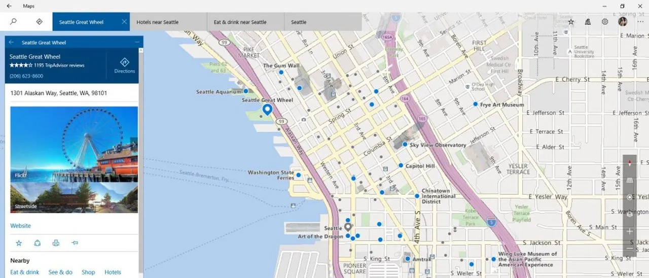 Windows Maps, tutte le novità della build 14291