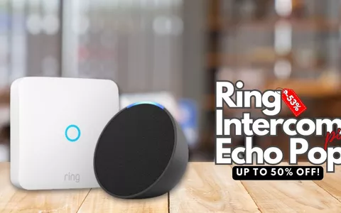 Ring Intercom+Echo Pop a soli 54€: OCCASIONE FURBA del Cyber Monday Amazon