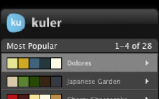 Kuler: da Adobe la widget per i temi colore