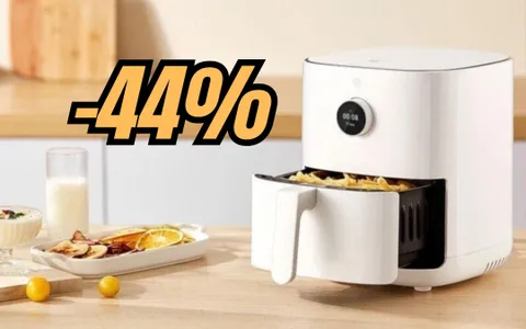 Friggitrice ad aria Xiaomi per cucinare piatti sani e gustosi (-44%)