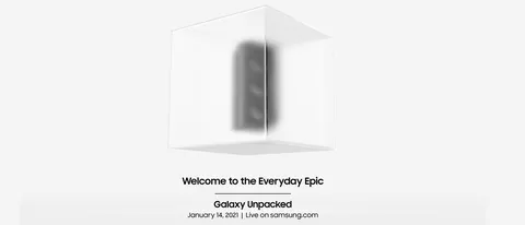 Samsung Galaxy Unpacked 2021 si terrà il 14 gennaio