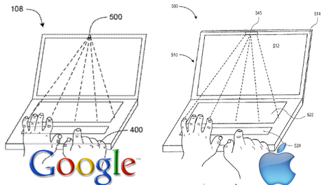 Google copia Apple... nei disegni dei brevetti