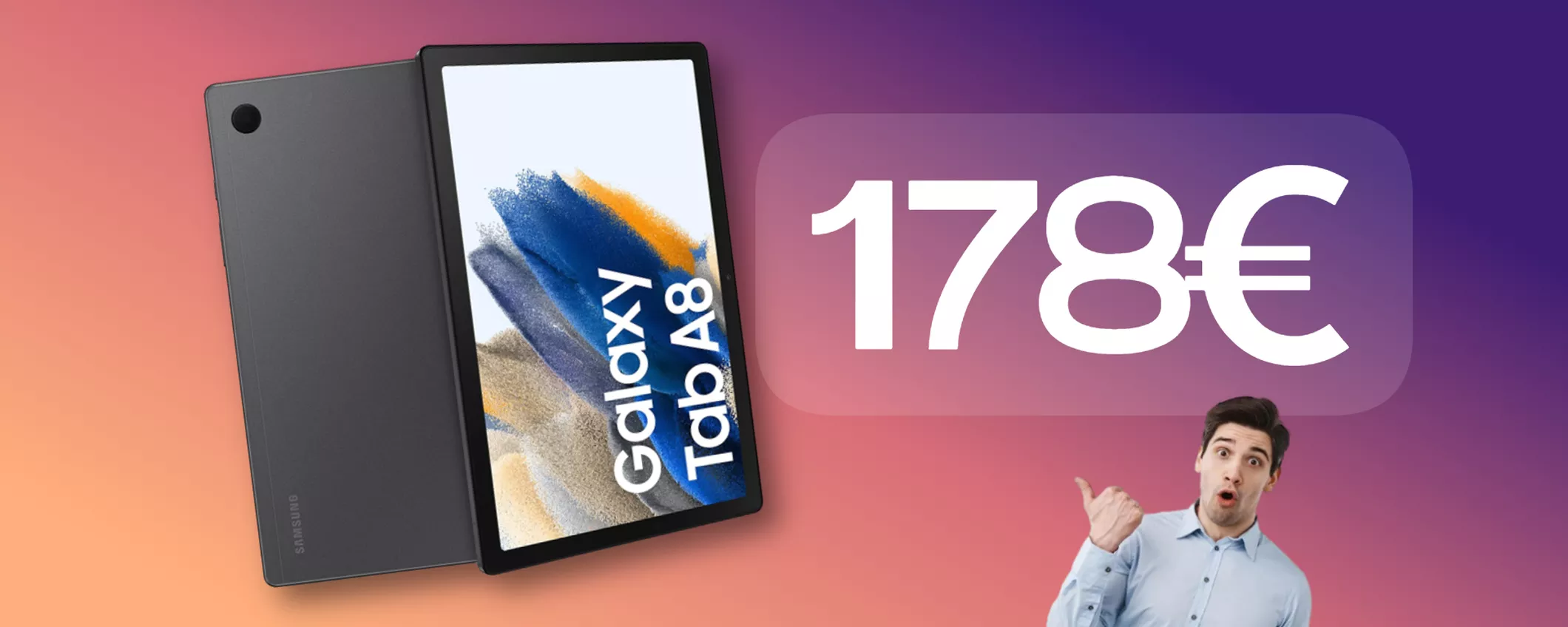 Samsung Galaxy Tab A8 è la migliore alternativa economica agli iPad: solo 178€!