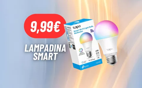 La tua casa diventa sempre più smart con la lampadina intelligente TP-Link a 9,99€