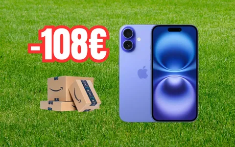 iPhone 16: potenza e design premium, oggi risparmi 108€ su Amazon