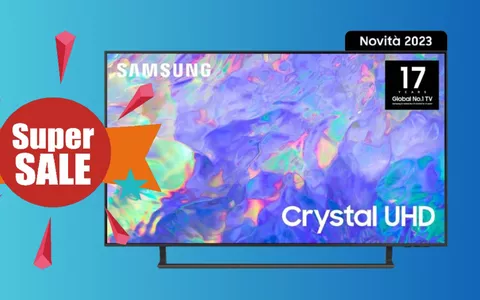 SCONTO FOLLE DI 200€ sulla Samsung TV Crystal UHD da 50