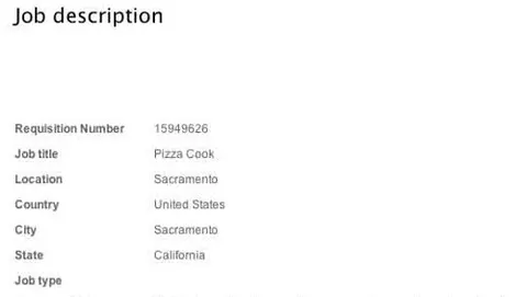 Apple cerca un pizzaiolo