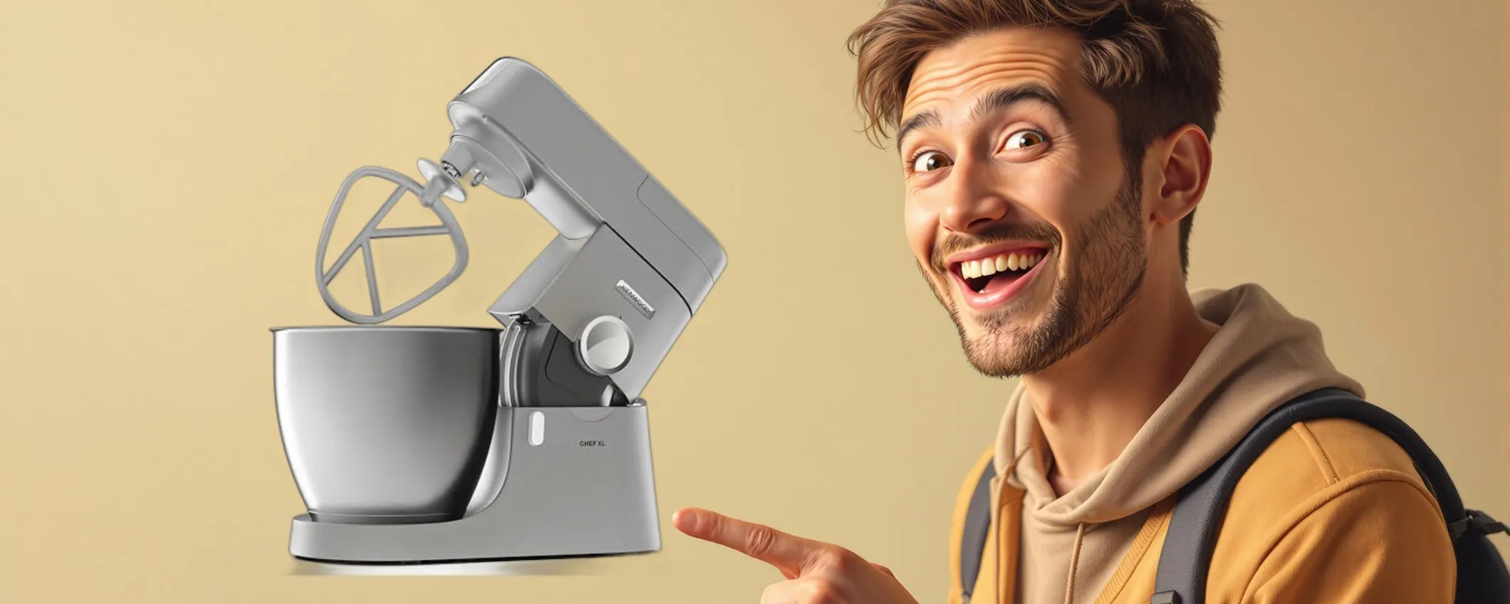 Risparmia 400€ sull'Impastatrice Planetaria Kenwood con ciotola da quasi 7L