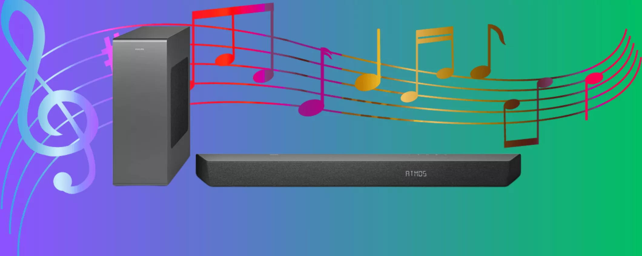 SUONO SORROUND VIRTUALE con la Soundbar Philips in MAXI OFFERTA