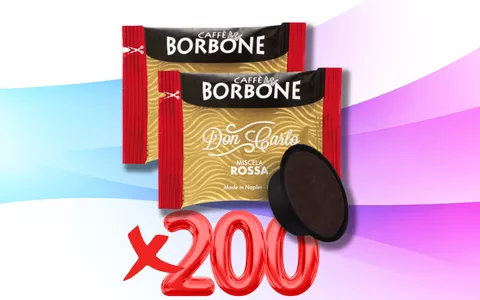 200 Capsule Borbone a soli 30€: se hai Lavazza A Modo Mio, l'offerta è SUPER!