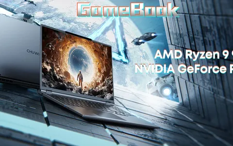 Chuwi lancia GameBook: Ryzen 9, 32Gb di RAM e RTX 5070Ti a PREZZO FOLLE (Codice Sconto)