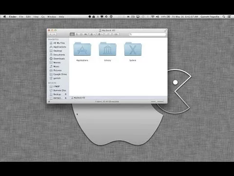 Mac OS X 10.9.3 Update Bug - Fix Missing User Directory in Finder and Apps - 4k Video
