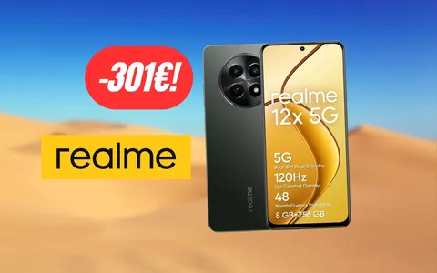 301€ risparmiati sul realme 12X con la doppia promozione eBay