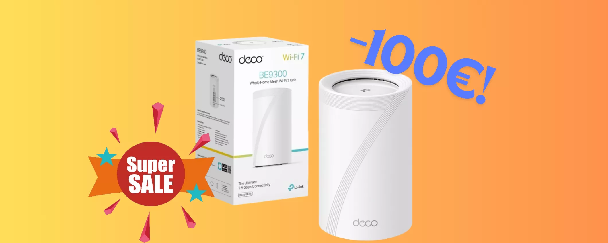 Connessione iper veloce in tutta casa con il Router Mesh TP-Link a 100€ in meno