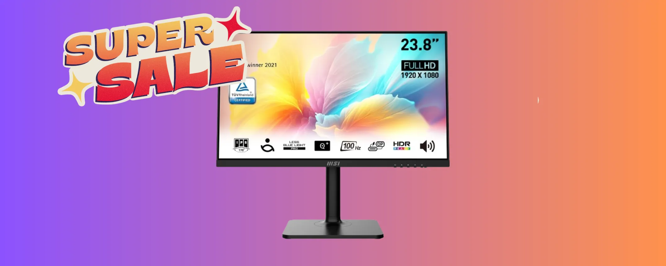 Offerta da URLO: Monitor MSI Modern da 23.8