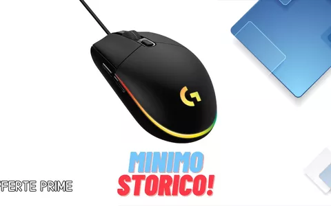 Logitech G203 Mouse da Gaming al MINIMO STORICO per la Festa delle Offerte Prime