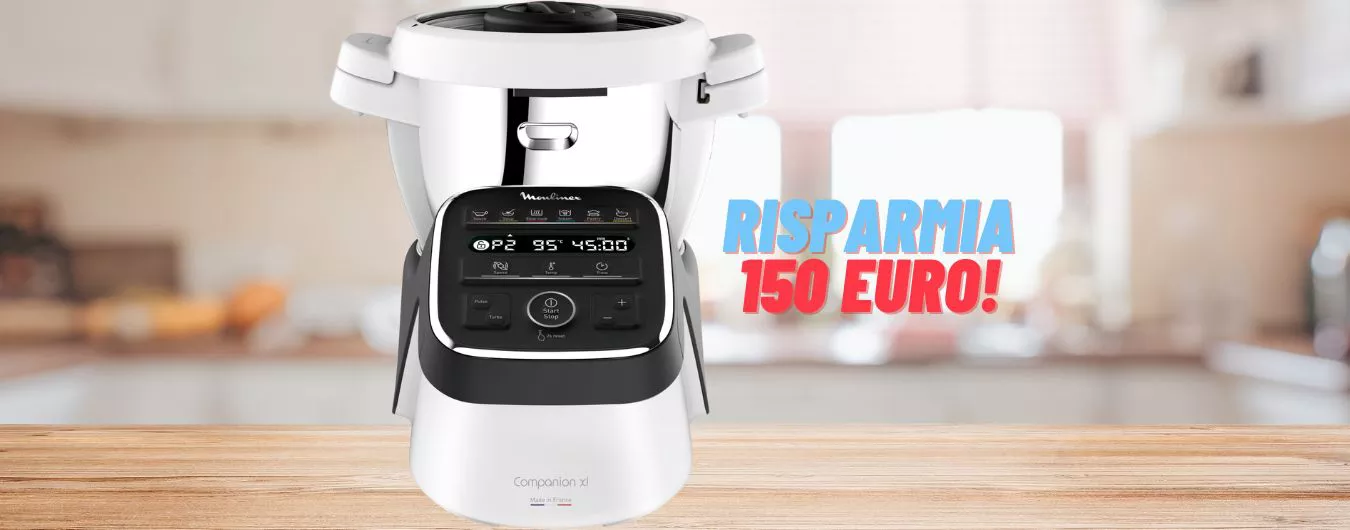 Moulinex Companion XL, il robot da cucina MIGLIORE a 150€ in meno (-18%)
