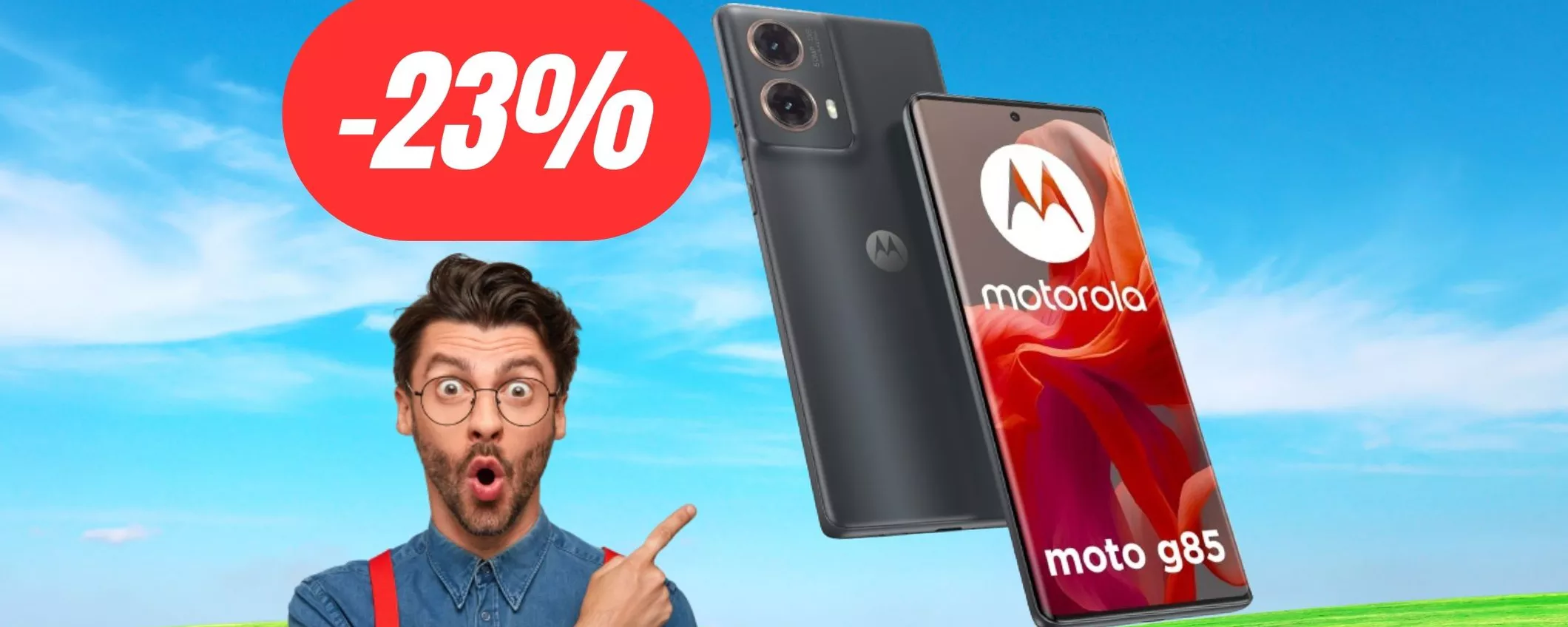 CALA A PICCO il prezzo del Motorola G85: oggi è un BEST BUY su Amazon