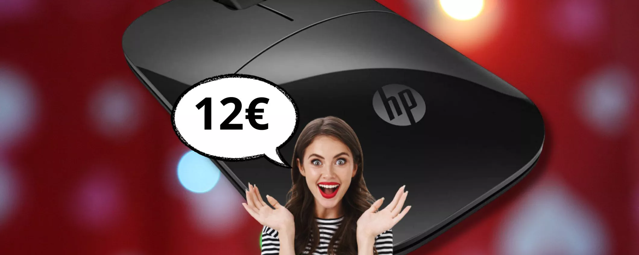 Carbone nella calza? Rifatti con questo mouse Hp wireless per Pc a soli 12 euro!