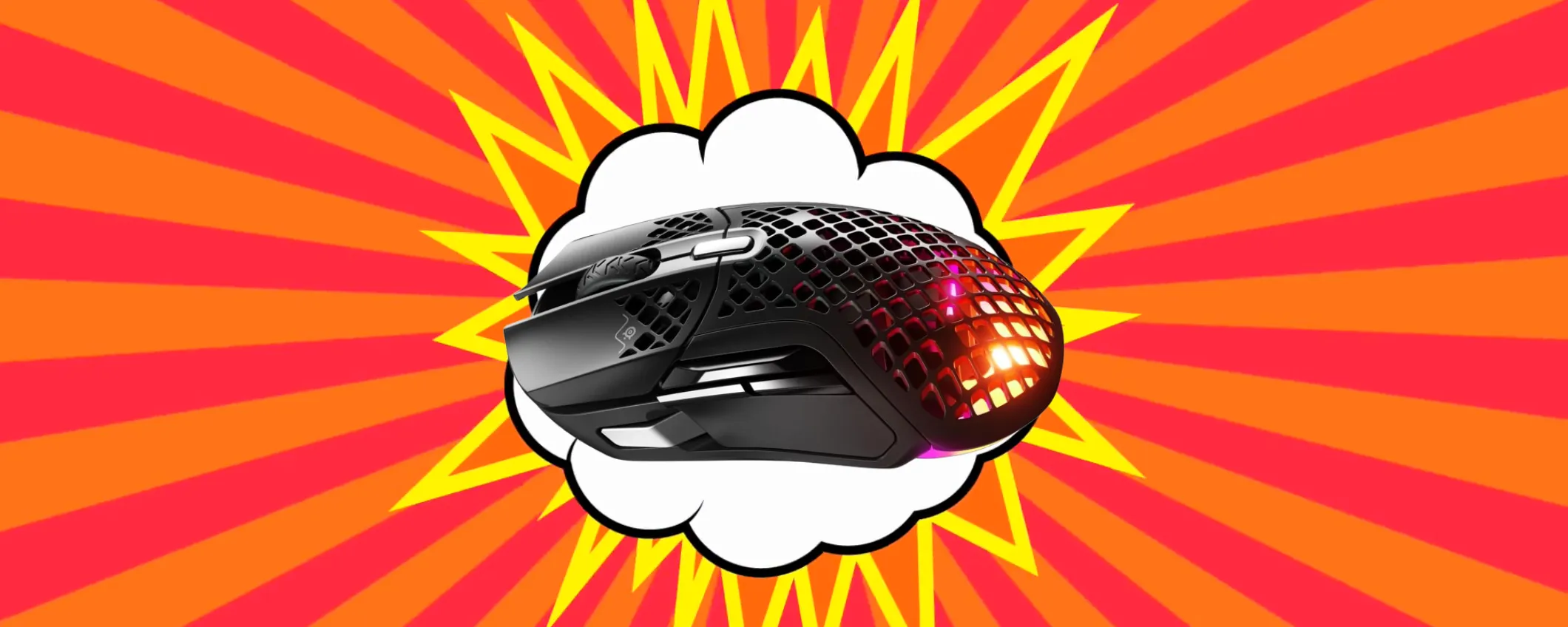 Mouse da gioco RGB traforato: o lo paghi quasi la metà con lo sconto schock del -47%