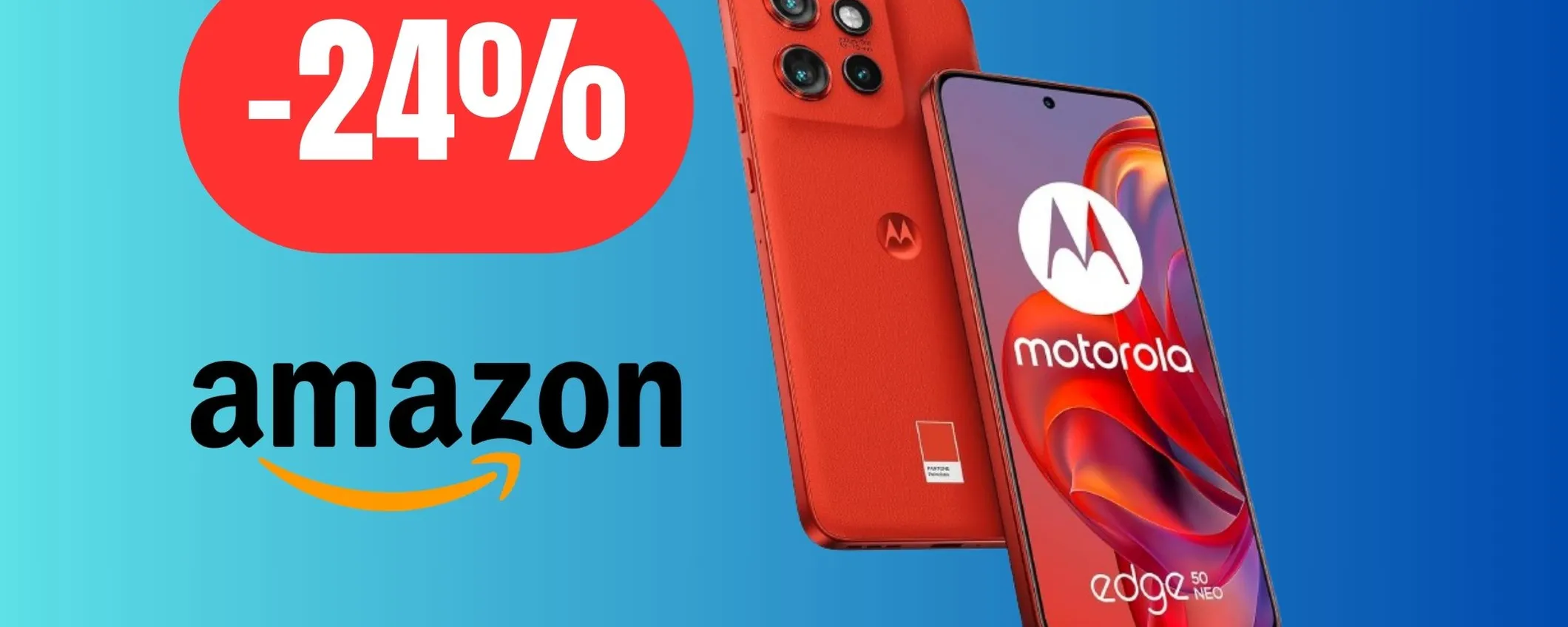 Motorola Edge 50 Neo: il best buy con fotocamera Sony al 24% di sconto