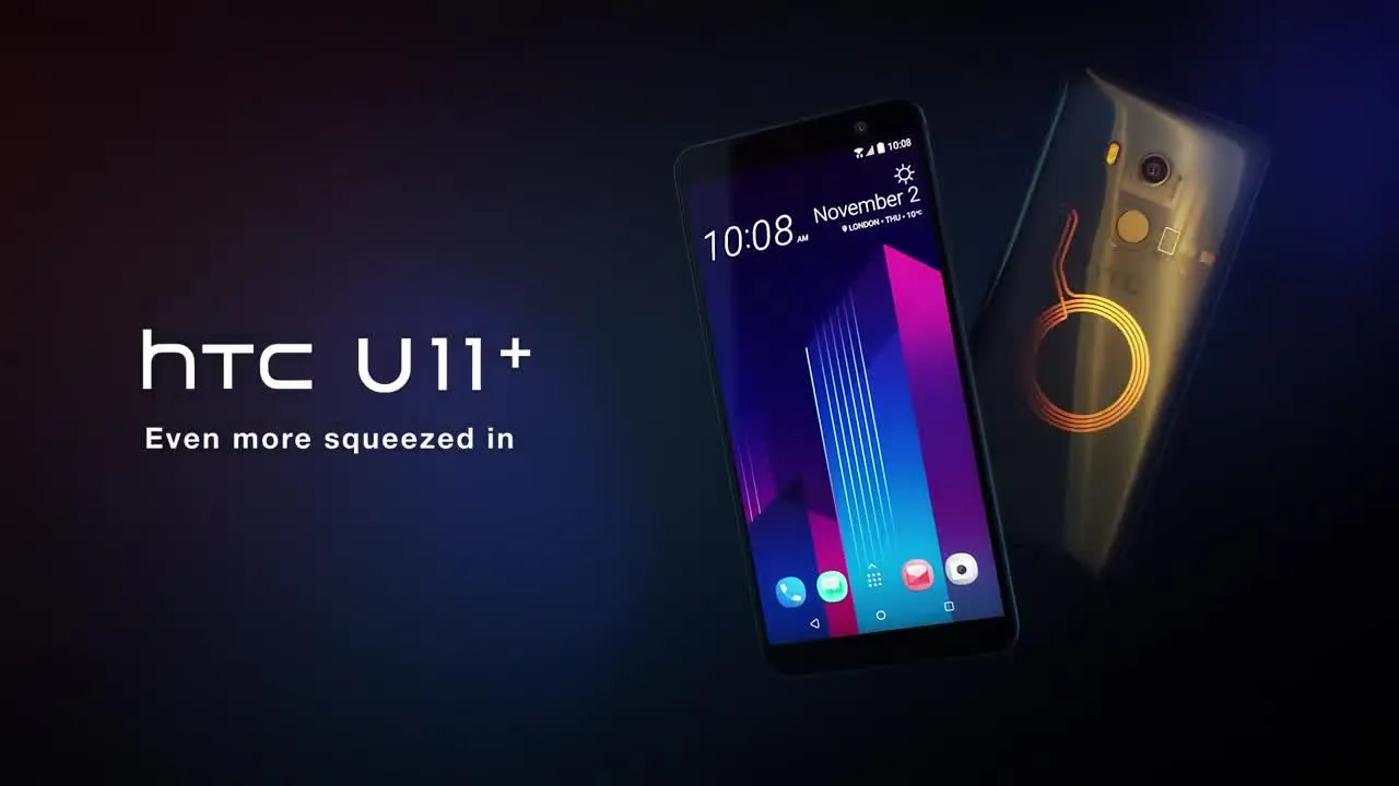 HTC U11+: Edge Sense e Android Oreo