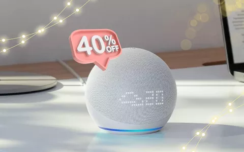 CROLLA il prezzo di Echo Dot con Orologio: 40% in meno su Amazon