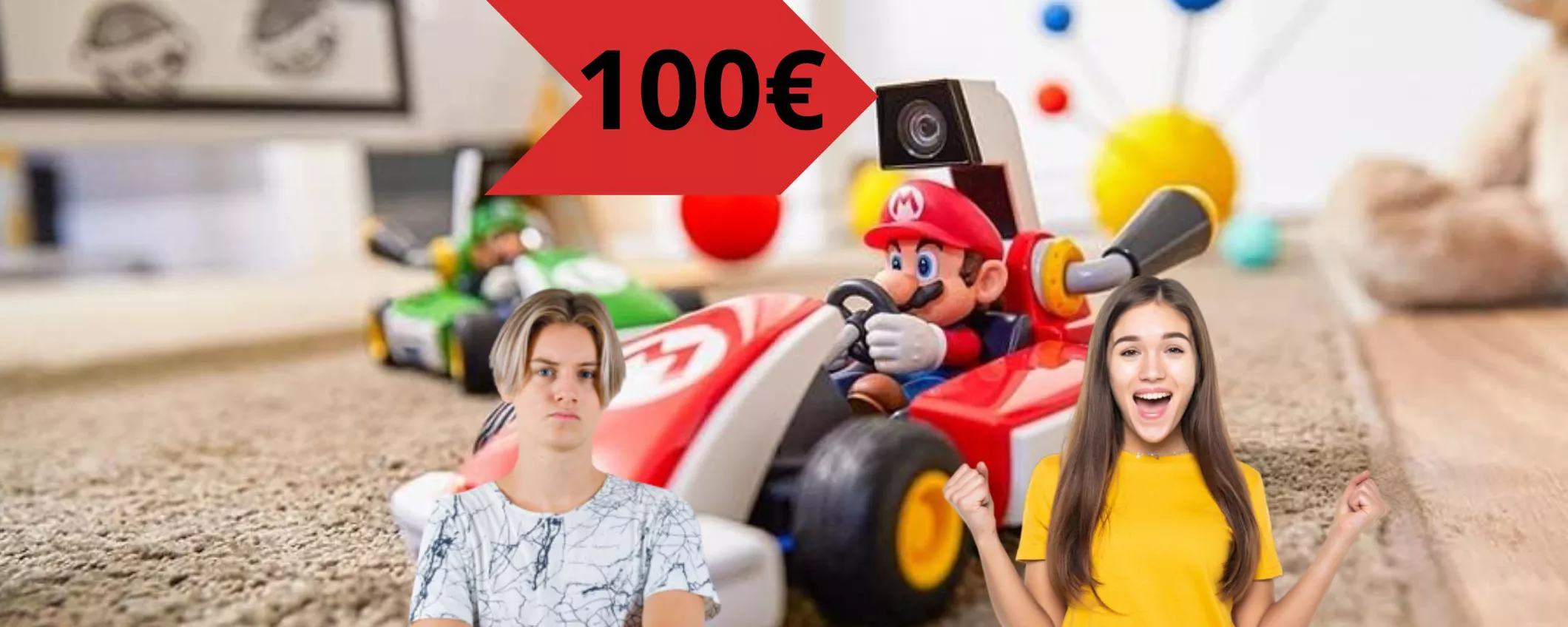 Mario Kart Live Home Circuit per NS in OFFERTA! Trasforma casa in una pista