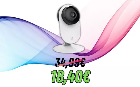 YI Home Camera 1080p al MINIMO STORICO: praticamente regalata (18,40€)