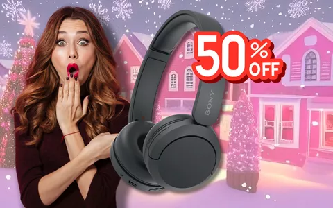 PREZZO MINUSCOLO per le cuffie Sony con microfono: perfetto regalo di Natale (-50%)