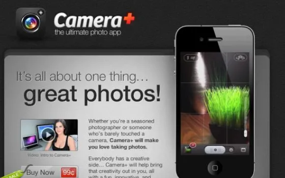 Camera+ raggiunge i 6 milioni di vendite