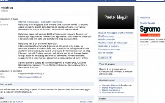 Mela|blog su Facebook: teniamoci in contatto!