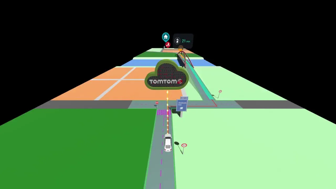 TomTom AutoStream: mappe per la guida autonoma