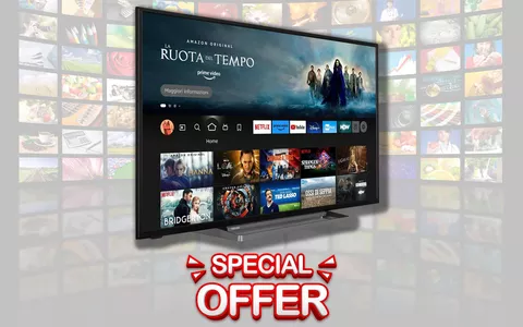 Smart TV Toshiba con ALEXA INTEGRATA: scopri il prezzo SORPRENDENTE su Amazon