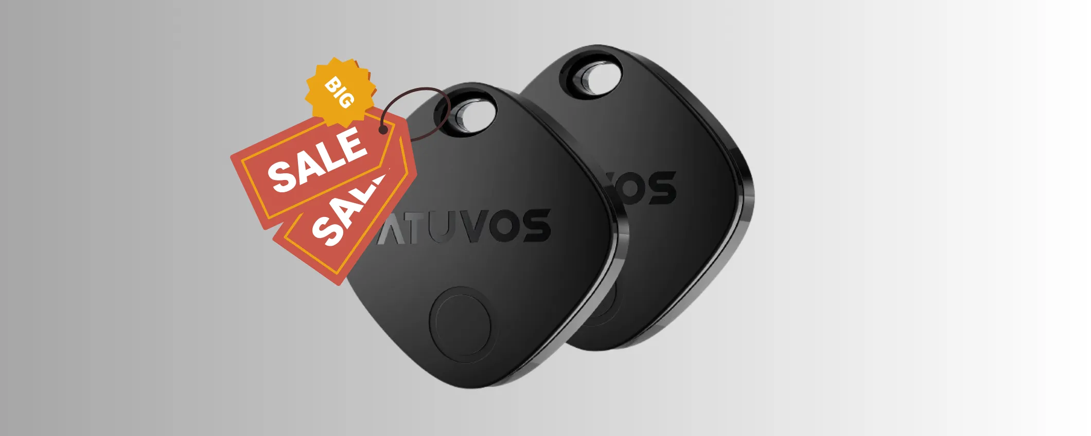 Smart Air Tracker Tag ATUVOS: il set da 2 localizzatori Bluetooth a soli 19€