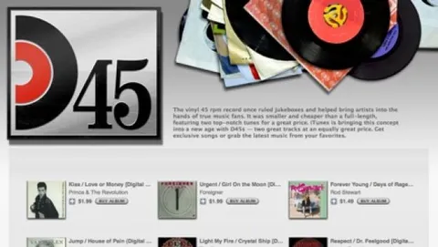 In iTunes arrivano i 45 giri digitali, ma non per l'Italia