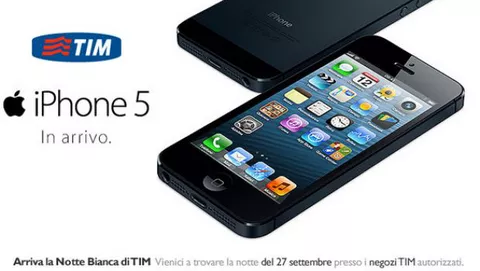 iPhone 5 a partire da 30 € al mese con TIM