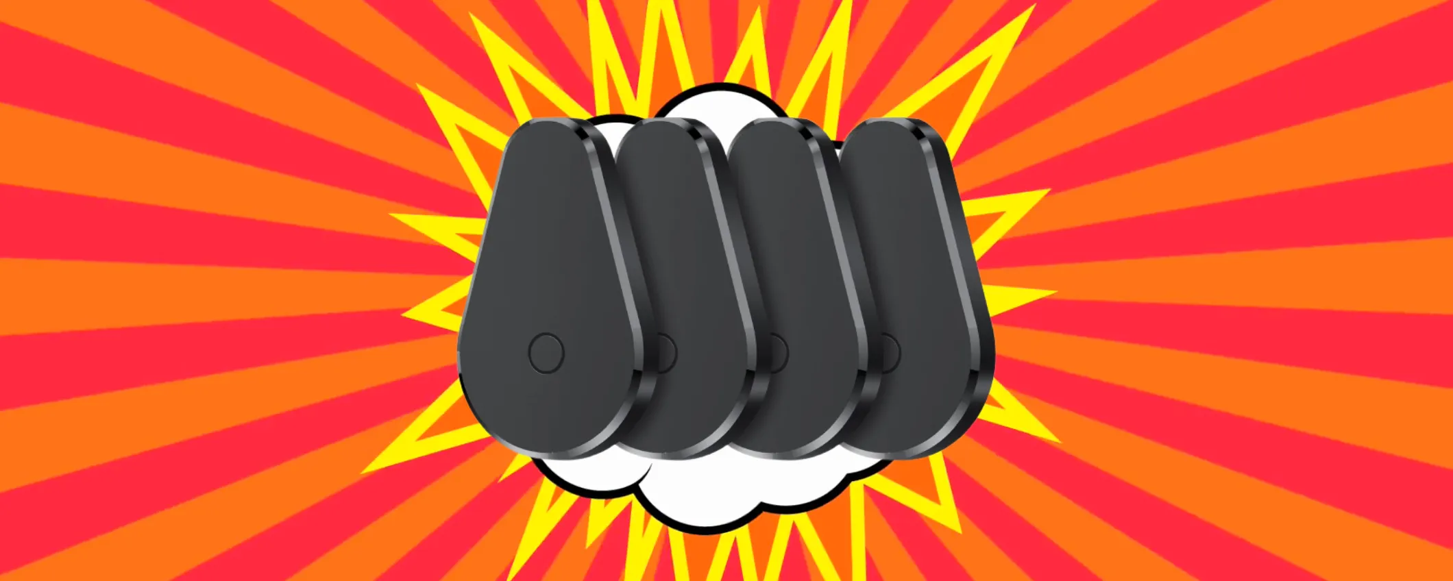 Hoxe Air Tracker Tag: il set da 4 localizzatori lo paghi solo 23€ (ancora per poche ore)