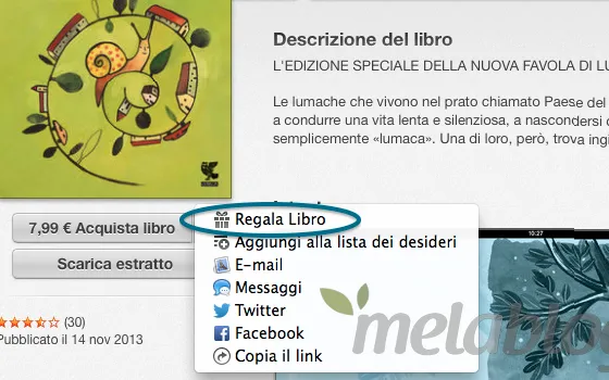 Su iBookstore arriva l'opzione per regalare i libri