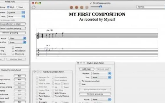 Tablatures: gestire le intavolature su Mac OS X