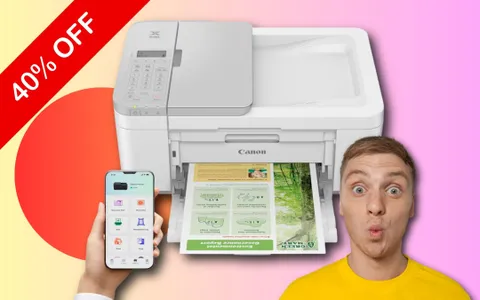 Stampante CANON 4 in 1: prezzo MAI così basso per il tuo smartworking