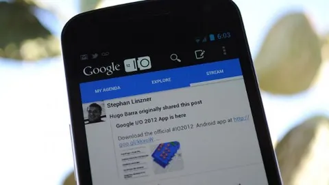 Google I/O, l'app ufficiale Android in download