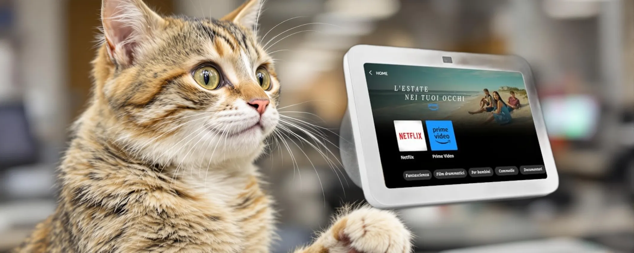 Echo Show 8: un centro multimediale per la tua smart home, oggi in super offerta su Amazon