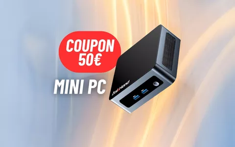 MEGA SCONTO di 50€ sul Mini PC con Ryzen 7, 16GB di RAM, 512GB di SSD e Windows 11 Pro