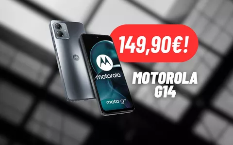 CALA SOTTO I 150€ il prezzo del Motorola G14 con l'offerta di Amazon